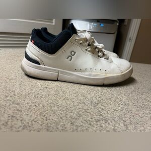 On Running Men's Sneakers in White and Black